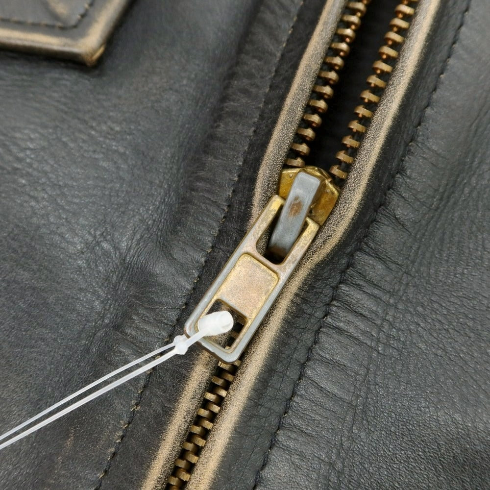 【中古】レッドイヤー ポールスミス RED EAR PAUL SMITH スタッズ レザーブルゾン ブラック【 M 】【 状態ランクC 】【 メンズ 】