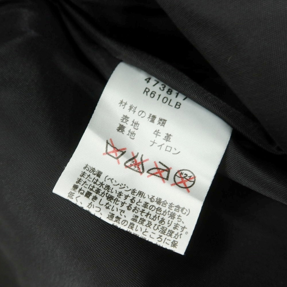 【中古】レッドイヤー ポールスミス RED EAR PAUL SMITH スタッズ レザーブルゾン ブラック【 M 】【 状態ランクC 】【 メンズ 】