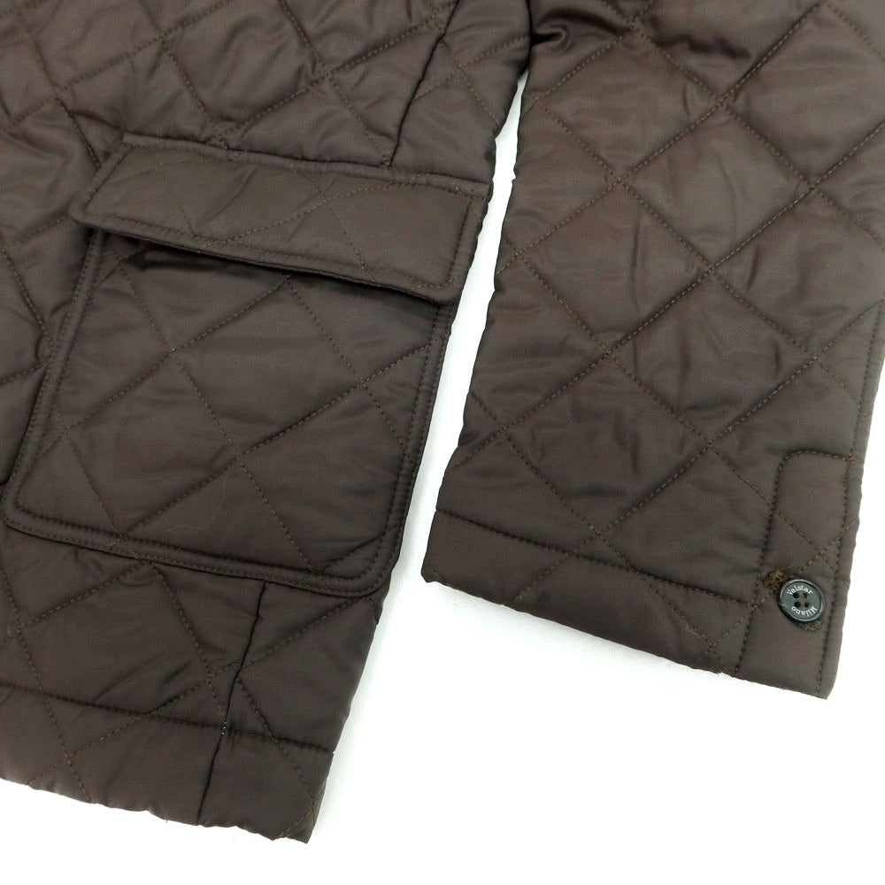 【中古】ヴァルスター Valstar ポリエステル キルティングブルゾン ダークブラウン【 46 】【 状態ランクC 】【 メンズ 】