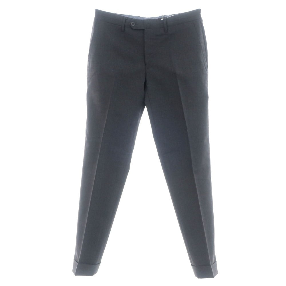 【中古】ジェルマーノ GERMANO BEAMS F別注 ストレッチ ウール ドレススラックスパンツ ダークグレー【 46 】【 状態ランクB 】【 メンズ 】