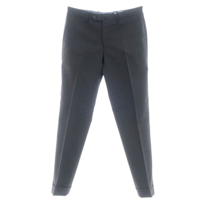 【中古】ジェルマーノ GERMANO BEAMS F別注 ストレッチ ウール ドレススラックスパンツ ダークグレー【 46 】【 状態ランクB 】【 メンズ 】