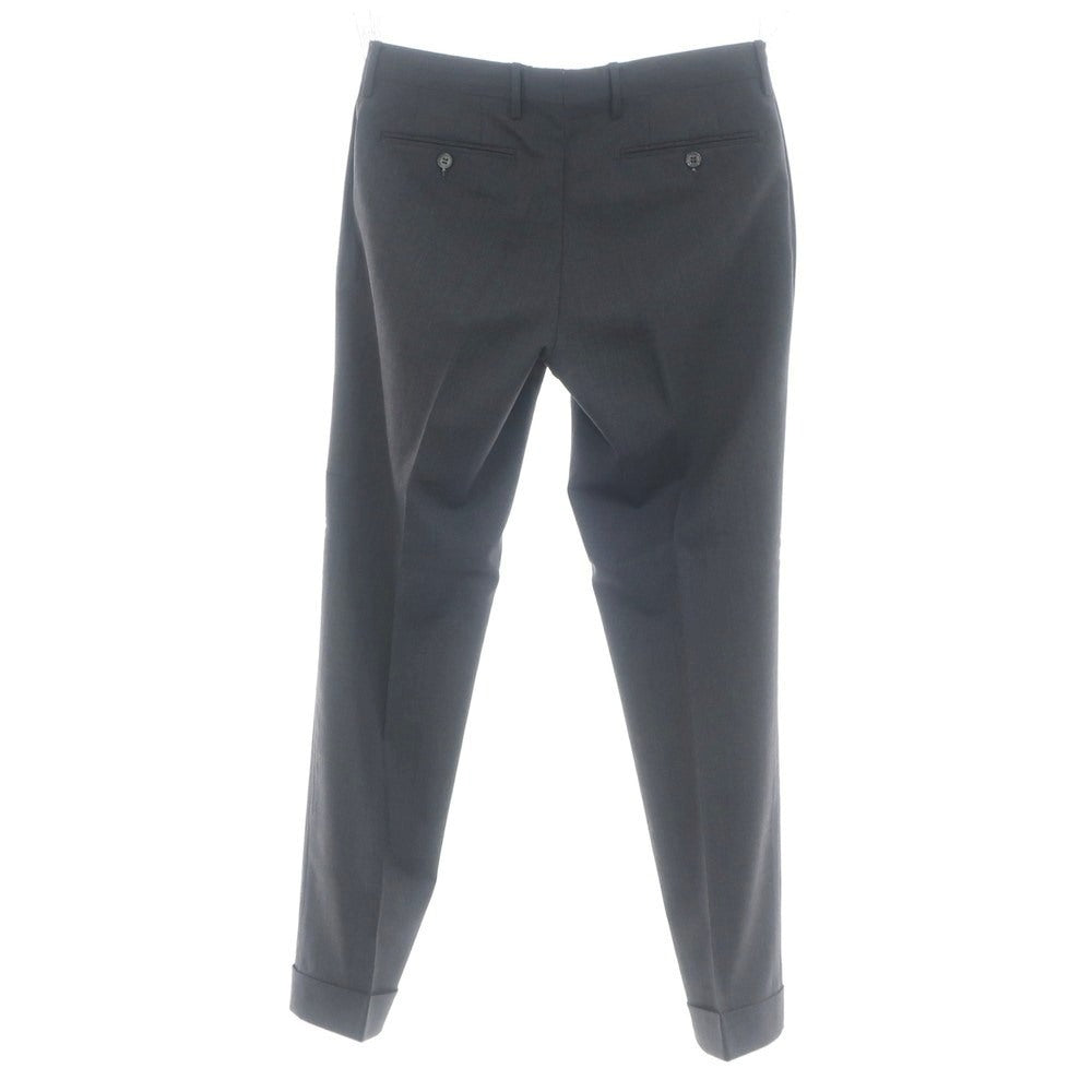 【中古】ジェルマーノ GERMANO BEAMS F別注 ストレッチ ウール ドレススラックスパンツ ダークグレー【 46 】【 状態ランクB 】【 メンズ 】