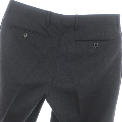 【中古】ジェルマーノ GERMANO BEAMS F別注 ストレッチ ウール ドレススラックスパンツ ダークグレー【 46 】【 状態ランクB 】【 メンズ 】
