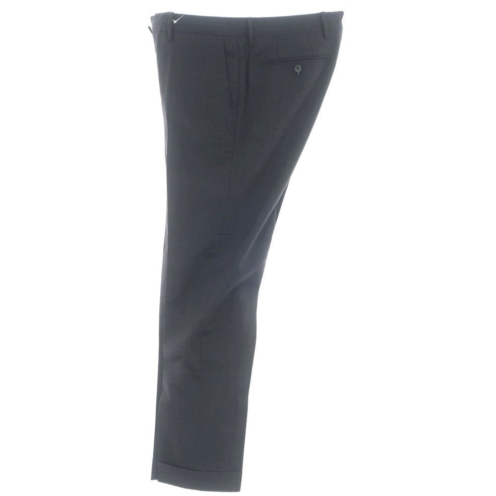 【中古】ジェルマーノ GERMANO BEAMS F別注 ストレッチ ウール ドレススラックスパンツ ダークグレー【 46 】【 状態ランクB 】【 メンズ 】