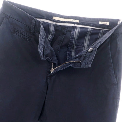 【中古】チープラス C+ ストレッチ コットン カジュアルスラックスパンツ ネイビー【 31 】【 状態ランクC 】【 メンズ 】