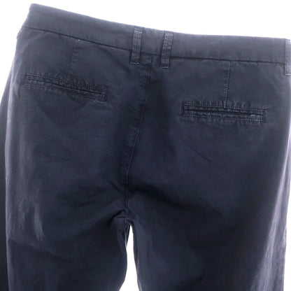 【中古】チープラス C+ ストレッチ コットン カジュアルスラックスパンツ ネイビー【 31 】【 状態ランクC 】【 メンズ 】