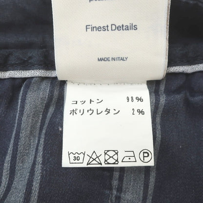 【中古】チープラス C+ ストレッチ コットン カジュアルスラックスパンツ ネイビー【 31 】【 状態ランクC 】【 メンズ 】