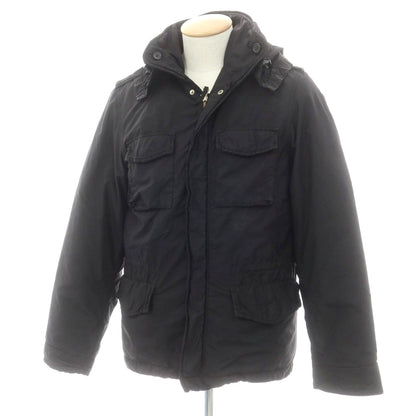 【中古】アスペジ ASPESI ポリエステルナイロン M-65 中綿ブルゾン ブラック【 XS 】【 状態ランクB 】【 メンズ 】
