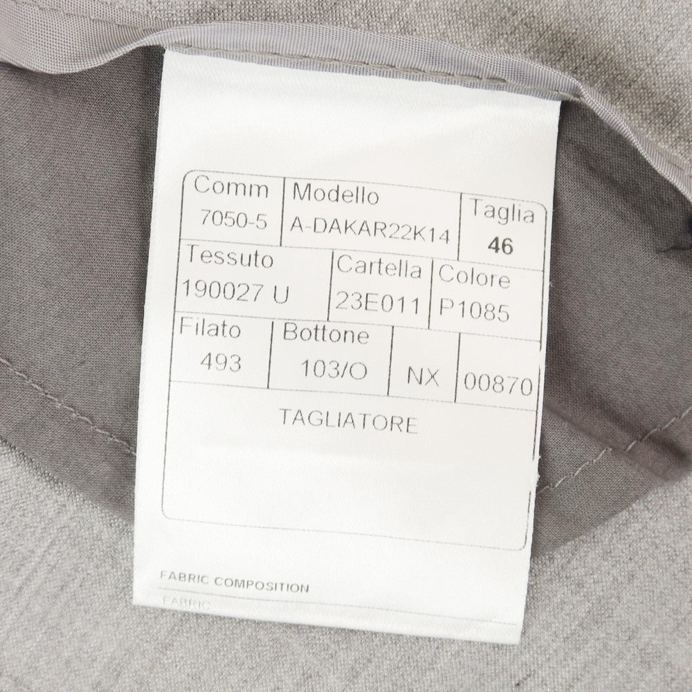 【中古】タリアトーレ TAGLIATORE ストレッチウールレーヨン 2つボタンスーツ ライトグレー【 46 】【 状態ランクB 】【 メンズ 】