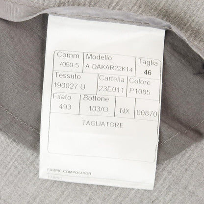 【中古】タリアトーレ TAGLIATORE ストレッチウールレーヨン 2つボタンスーツ ライトグレー【 46 】【 状態ランクB 】【 メンズ 】