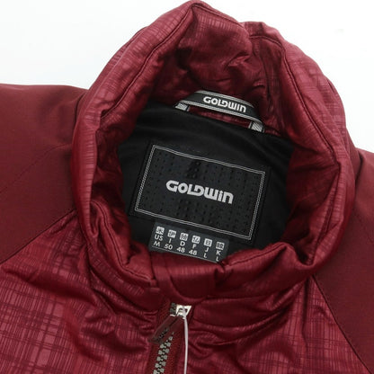 【中古】ゴールドウイン GOLDWIN ナイロン スタンドカラー ジップアップ 中綿ブルゾン ワインレッド【 L 】【 状態ランクB 】【 メンズ 】