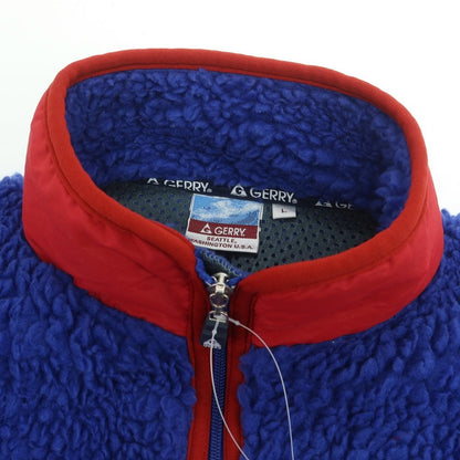 【中古】ジェリー GERRY ポリエステル フリースジャケット ブルー【 L 】【 状態ランクC 】【 メンズ 】