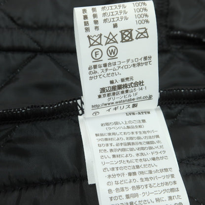 【中古】ラベンハム LAVENHAM ポリエステル 中綿 キルティングブルゾン グレーxブラック【 34 】【 状態ランクB 】【 メンズ 】