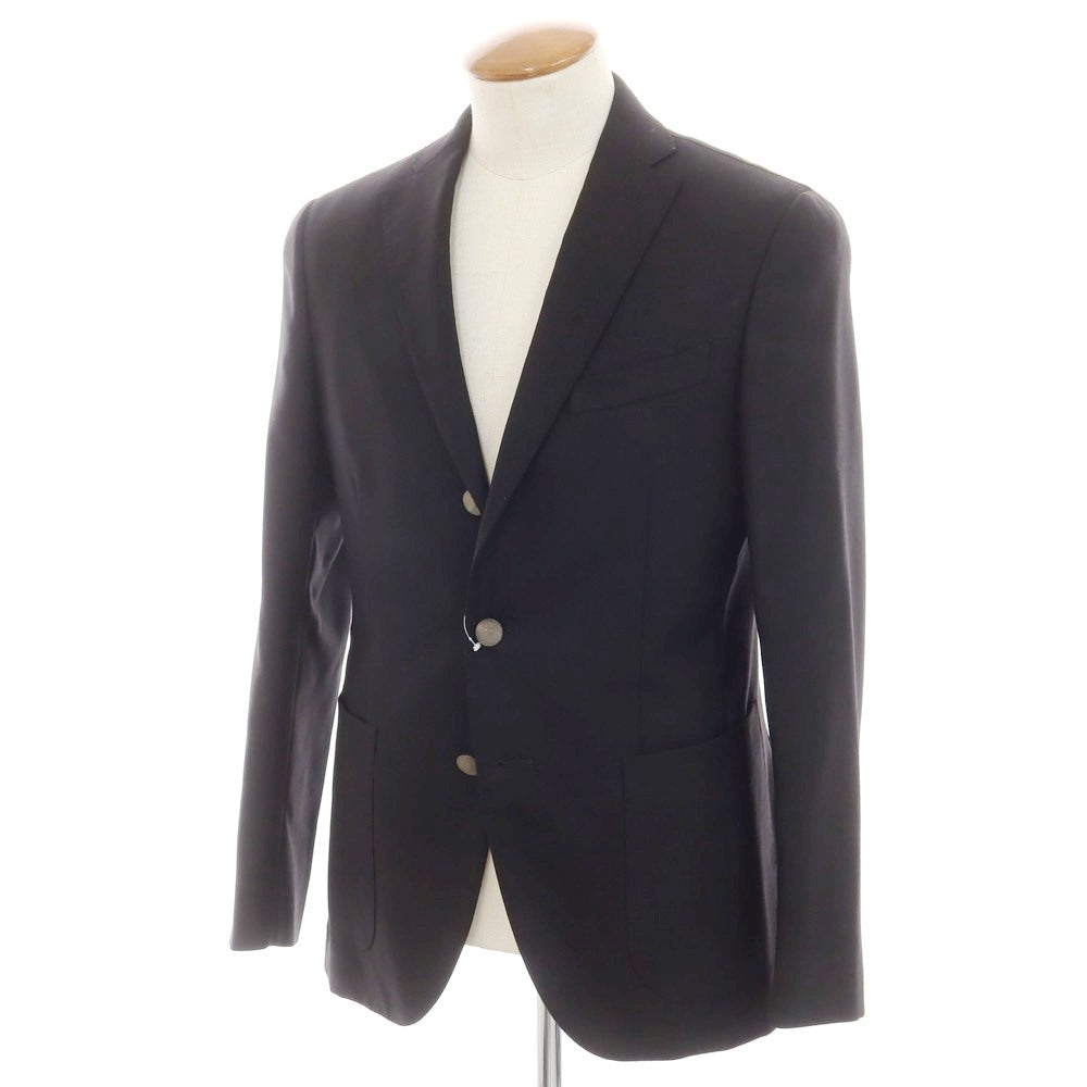 【中古】ボリオリ BOGLIOLI HAMPTON ウール テーラードジャケット ブラック【 46 】【 状態ランクC 】【 メンズ 】