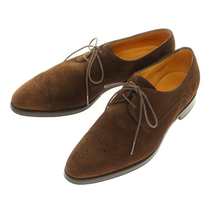 【中古】ジョンロブ John Lobb CHELMSFORD スエード ドレスシューズ ブラウン【 8E 】【 状態ランクB 】【 メンズ 】