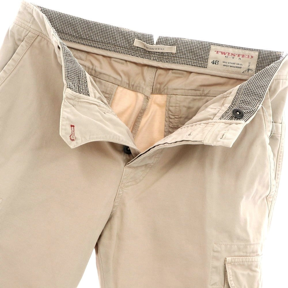 [Used] GTA TWISTED Cotton Cargo Pants Beige [48] [Condition Rank C] [Men&