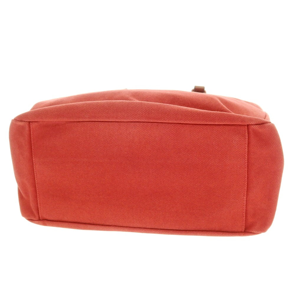 【中古】ダニエルアンドボブ Daniel &amp; Bob キャンバス トートバッグ レッド【 状態ランクC 】【 メンズ 】 [APD]