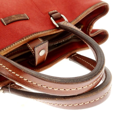 【中古】ダニエルアンドボブ Daniel &amp; Bob キャンバス トートバッグ レッド【 状態ランクC 】【 メンズ 】 [APD]