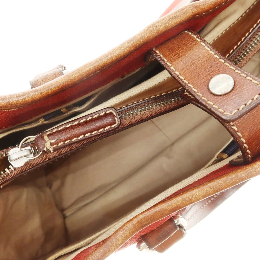 【中古】ダニエルアンドボブ Daniel &amp; Bob キャンバス トートバッグ レッド【 状態ランクC 】【 メンズ 】 [APD]