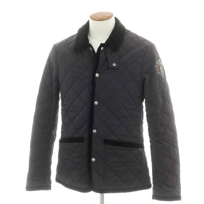 【中古】グッチ GUCCI ナイロンポリウレタン 中綿 キルティングブルゾン ブラック【 46 】【 状態ランクB 】【 メンズ 】