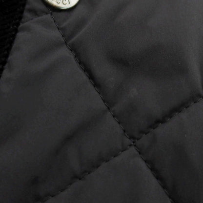 【中古】グッチ GUCCI ナイロンポリウレタン 中綿 キルティングブルゾン ブラック【 46 】【 状態ランクB 】【 メンズ 】