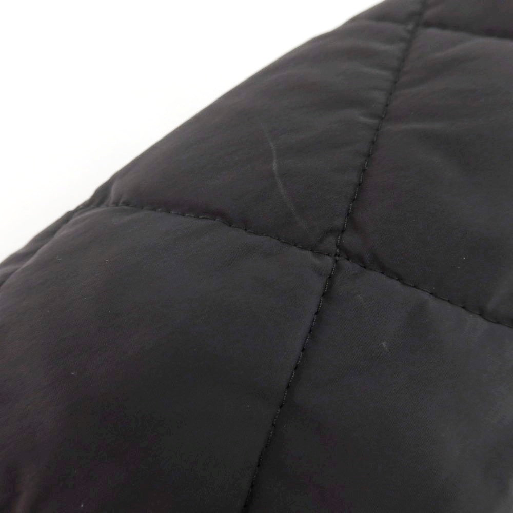 【中古】グッチ GUCCI ナイロンポリウレタン 中綿 キルティングブルゾン ブラック【 46 】【 状態ランクB 】【 メンズ 】