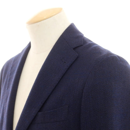 【中古】タリアトーレ TAGLIATORE MONTECARLO ウールナイロン 2B テーラードジャケット ネイビー【 44 】【 状態ランクC 】【 メンズ 】