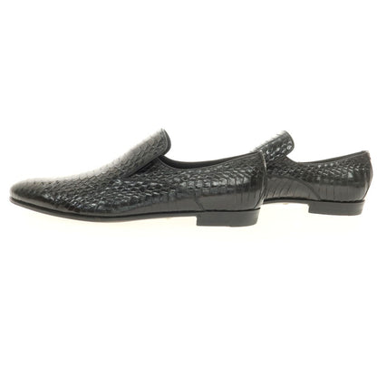 【中古】グッチ GUCCI パイソンレザー ローファー ブラック【 7E 】【 状態ランクB 】【 メンズ 】