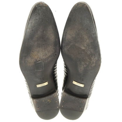 【中古】グッチ GUCCI パイソンレザー ローファー ブラック【 7E 】【 状態ランクB 】【 メンズ 】