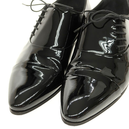 【中古】グッチ GUCCI パテントレザー サイドレース ドレスシューズ ブラック【 39 1/2E 】【 状態ランクB 】【 メンズ 】