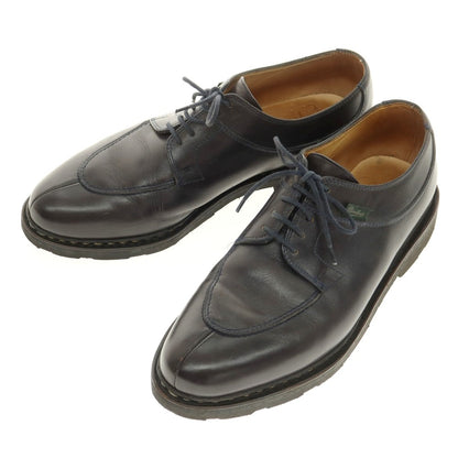 【中古】パラブーツ Paraboot AVIGNON スプリットトゥ ドレスシューズ ネイビー【 8 1/2 】【 状態ランクC 】【 メンズ 】