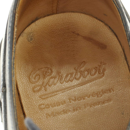 【中古】パラブーツ Paraboot AVIGNON スプリットトゥ ドレスシューズ ネイビー【 8 1/2 】【 状態ランクC 】【 メンズ 】