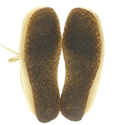 【中古】クラークス Clarks スエード ワラビーブーツ ベージュ【 26.5 】【 状態ランクC 】【 メンズ 】