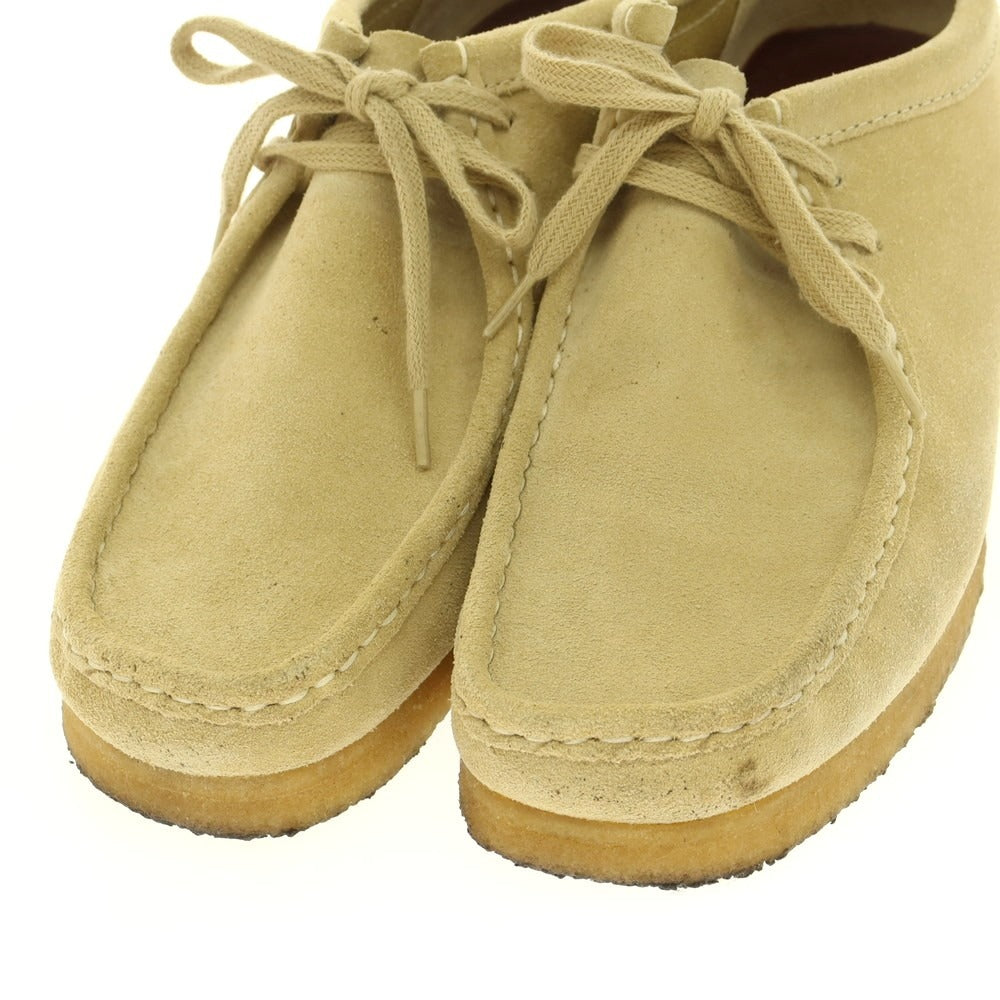【中古】クラークス Clarks スエード ワラビーブーツ ベージュ【 26.5 】【 状態ランクC 】【 メンズ 】