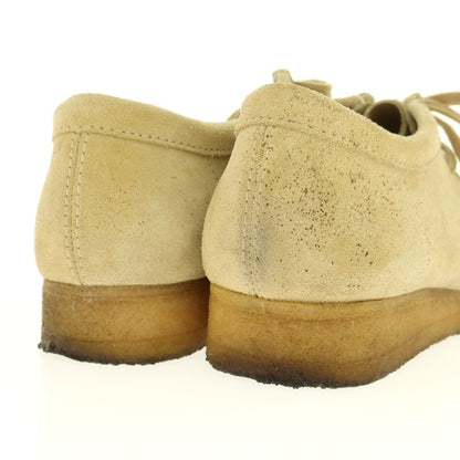 【中古】クラークス Clarks スエード ワラビーブーツ ベージュ【 26.5 】【 状態ランクC 】【 メンズ 】
