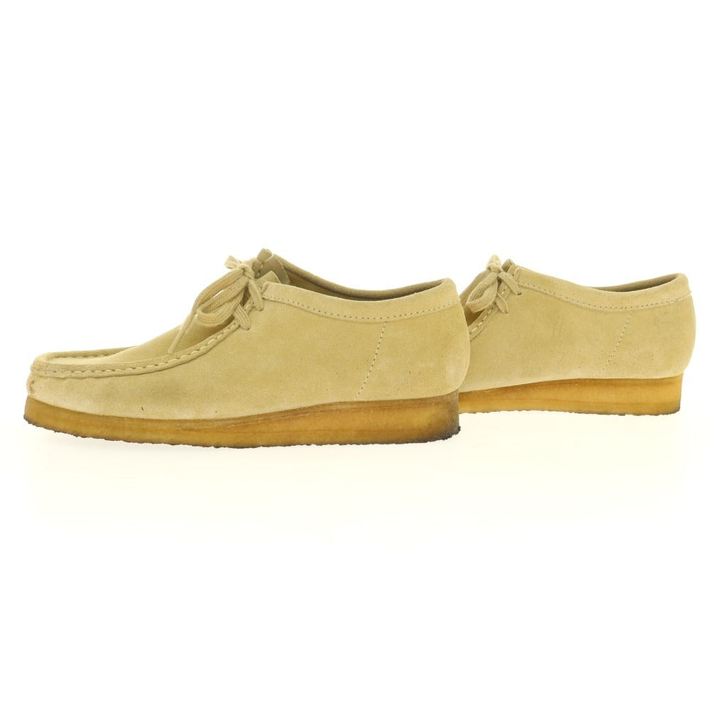 【中古】クラークス Clarks スエード ワラビーブーツ ベージュ【 26.5 】【 状態ランクC 】【 メンズ 】