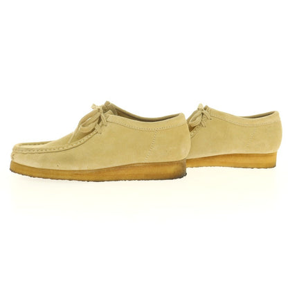 【中古】クラークス Clarks スエード ワラビーブーツ ベージュ【 26.5 】【 状態ランクC 】【 メンズ 】