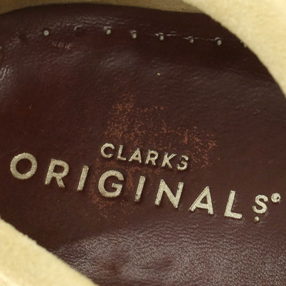 【中古】クラークス Clarks スエード ワラビーブーツ ベージュ【 26.5 】【 状態ランクC 】【 メンズ 】