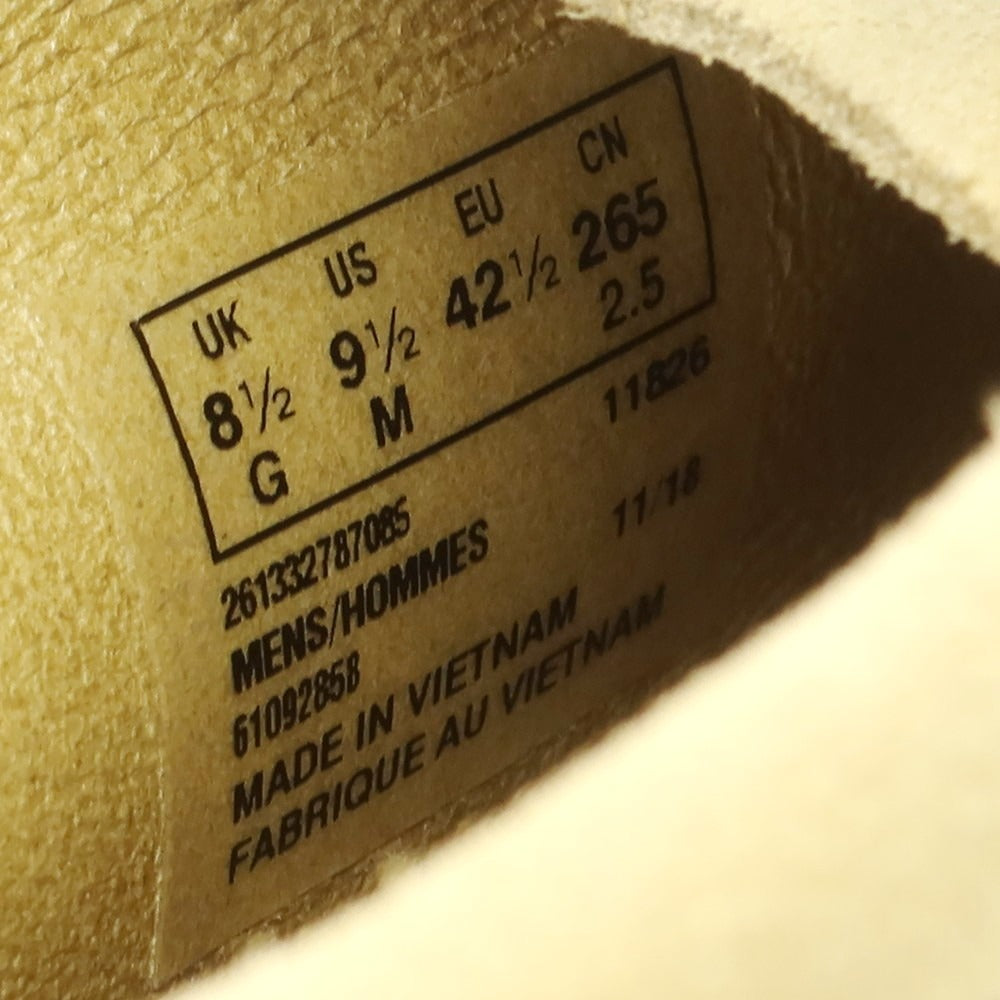 【中古】クラークス Clarks スエード ワラビーブーツ ベージュ【 26.5 】【 状態ランクC 】【 メンズ 】