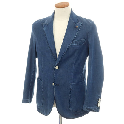 [Used] Barbati Stretch Tencel Jacket Blue [46] [Condition Rank B] [Men&