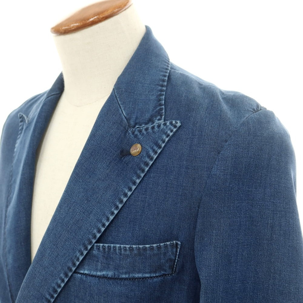 [Used] Barbati Stretch Tencel Jacket Blue [46] [Condition Rank B] [Men&