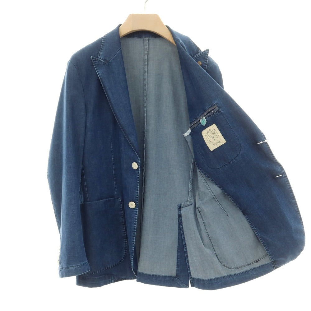 [Used] Barbati Stretch Tencel Jacket Blue [46] [Condition Rank B] [Men&