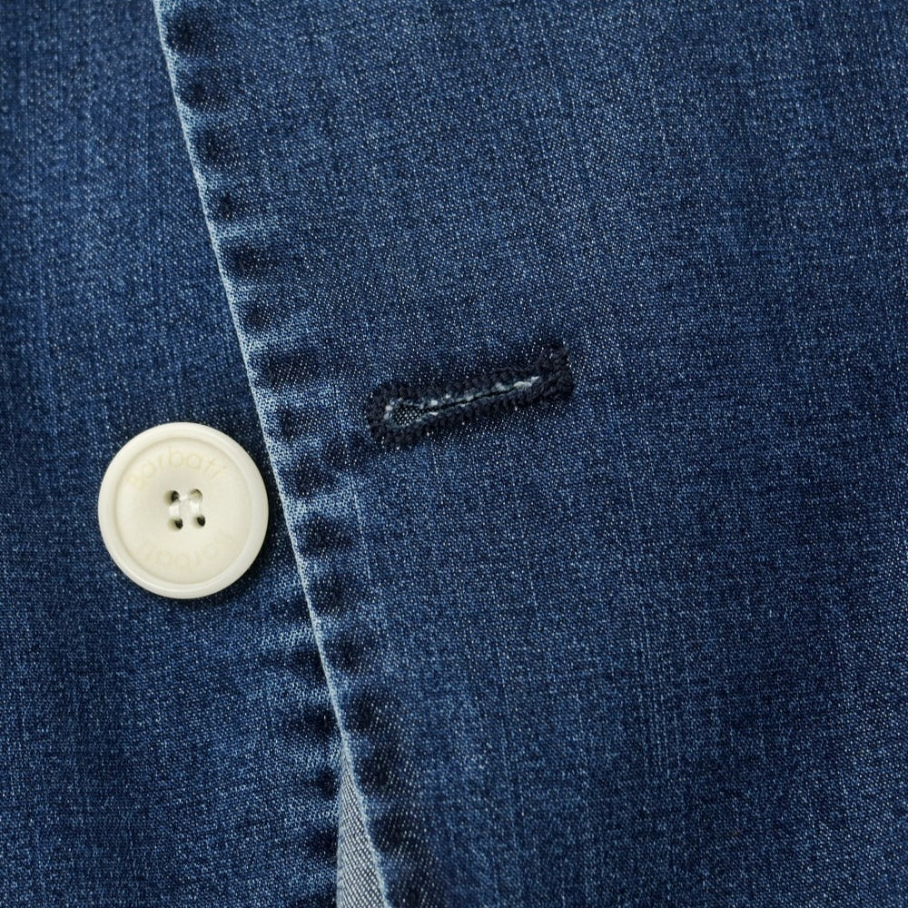 [Used] Barbati Stretch Tencel Jacket Blue [46] [Condition Rank B] [Men&