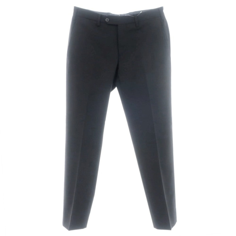 [Used] GERMANO Stretch Wool Polyester Dress Slacks Pants Black [46] [Condition Rank B] [Men&