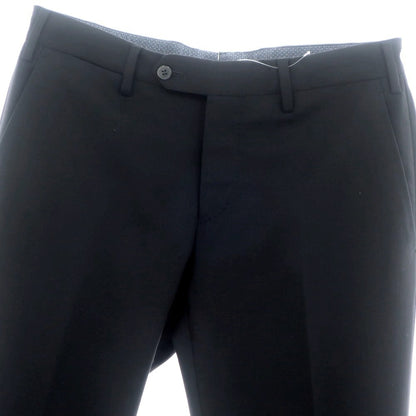 [Used] GERMANO Stretch Wool Polyester Dress Slacks Pants Black [46] [Condition Rank B] [Men&