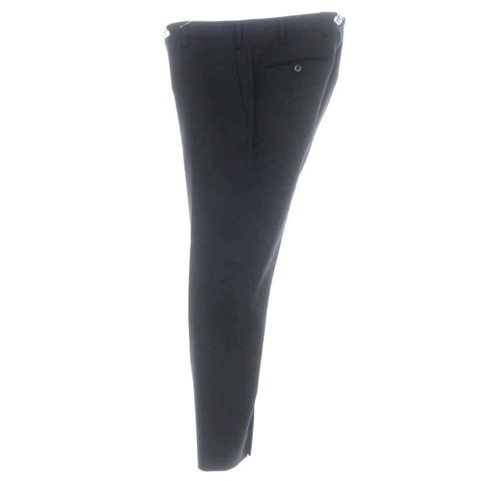 [Used] GERMANO Stretch Wool Polyester Dress Slacks Pants Black [46] [Condition Rank B] [Men&