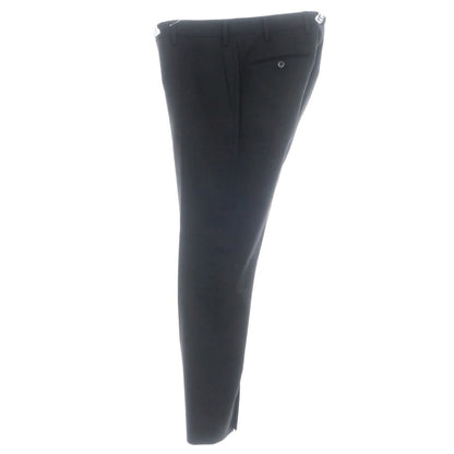 [Used] GERMANO Stretch Wool Polyester Dress Slacks Pants Black [46] [Condition Rank B] [Men&
