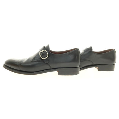 【中古】カルミナ CARMINA シングルモンクストラップ ドレスシューズ ブラック【 6 1/2 】【 状態ランクC 】【 メンズ 】