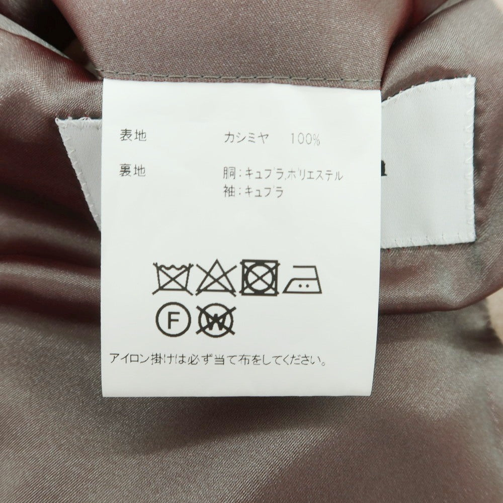 【中古】ミラショーン mila schon カシミヤ ステンカラーコート ピンクベージュ【サイズ46】【 状態ランクA 】【 メンズ 】 [CPD]