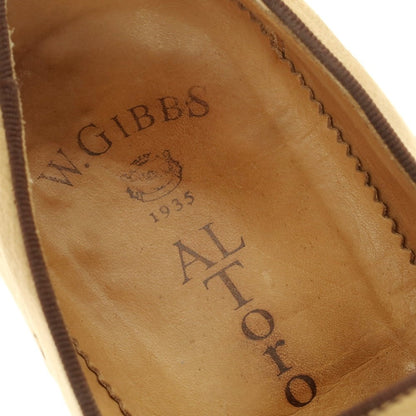 【中古】ギブス W.Gibbs ウイングチップ タッセルローファー ベージュ【 40 】【 状態ランクB 】【 メンズ 】